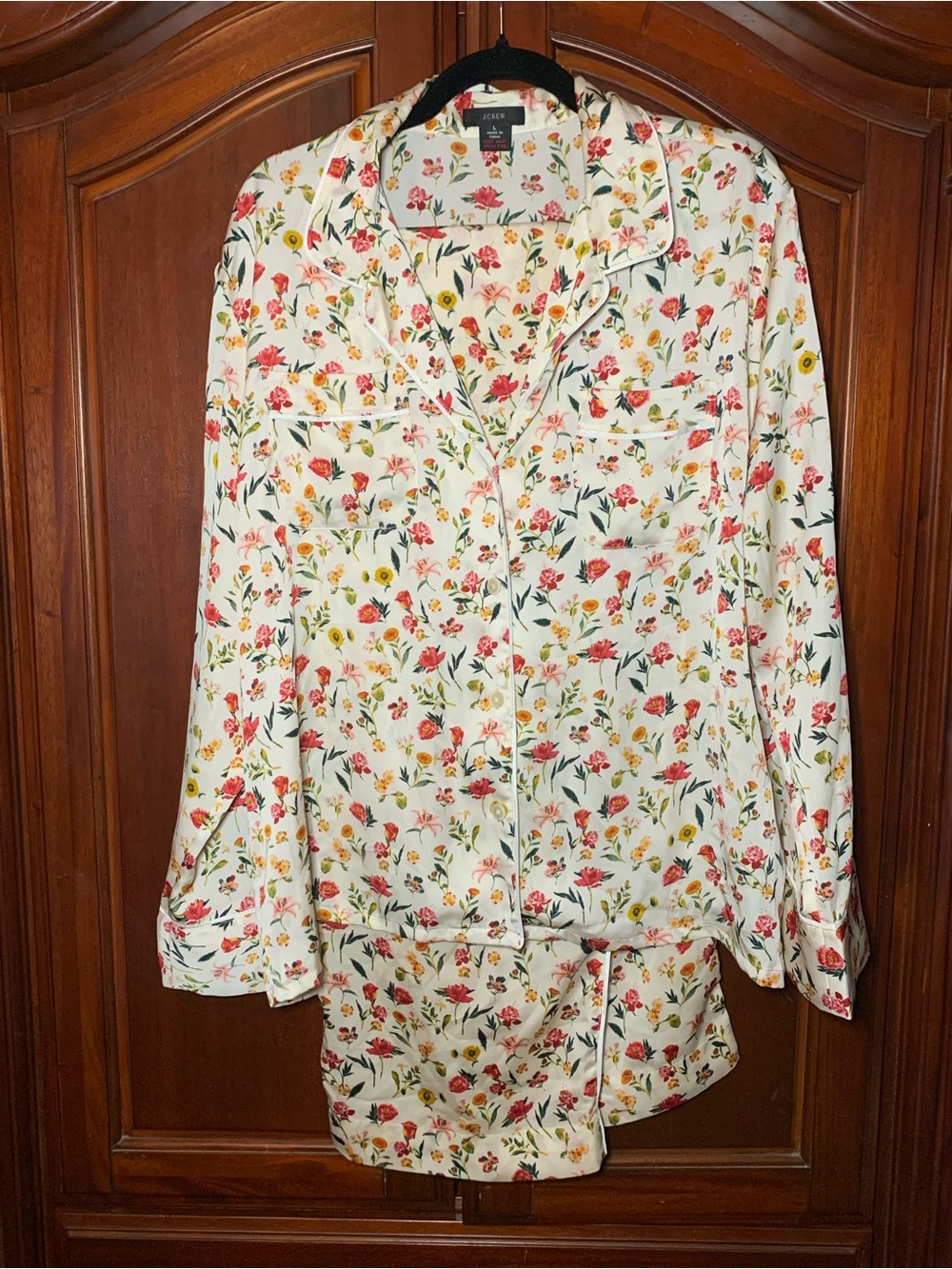 J Crew Reimagined Long Sleeve Pajama Set